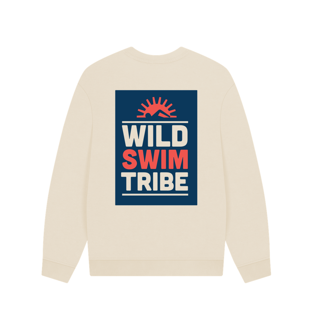 Oat Printed Sweater Back