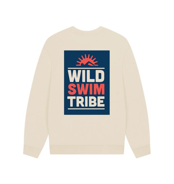 Oat Printed Sweater Back