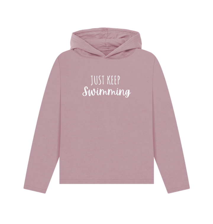 Mauve Printed Hoody