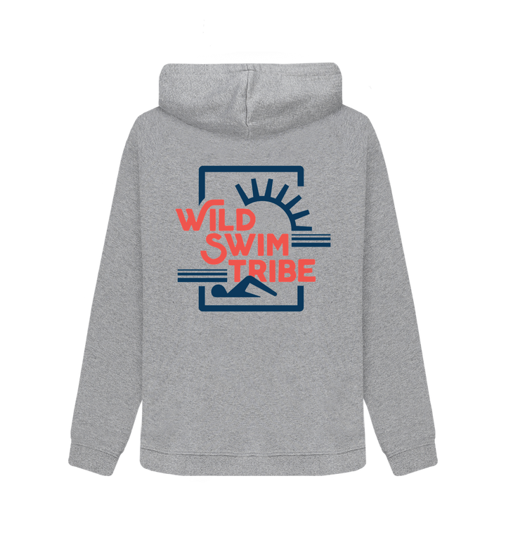 Athletic Grey Printed Sweater Back