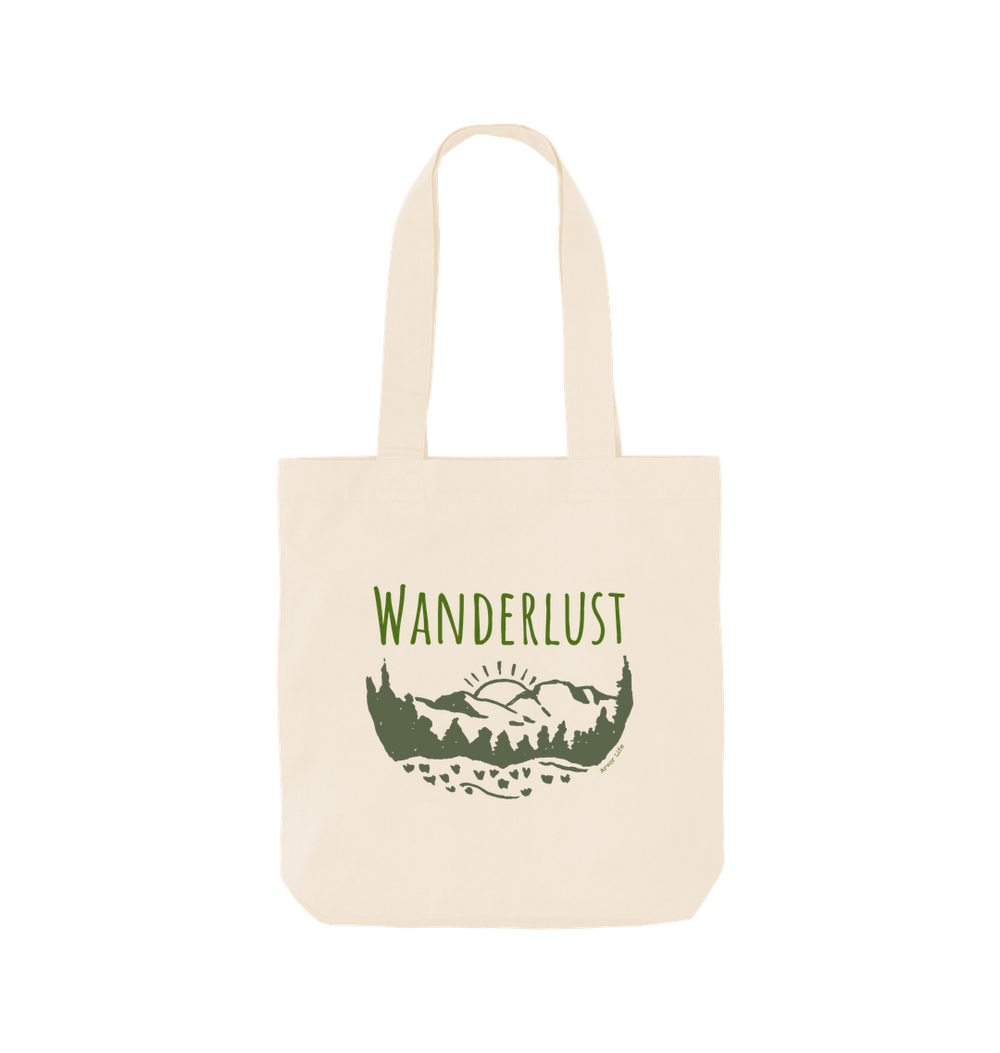Natural Printed Bag