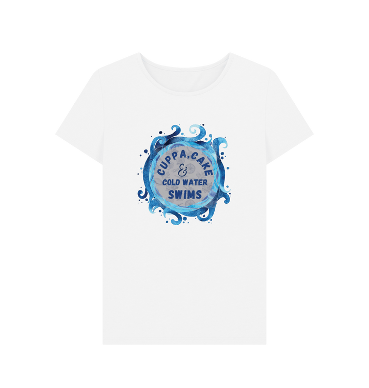 White Printed T-shirt Front