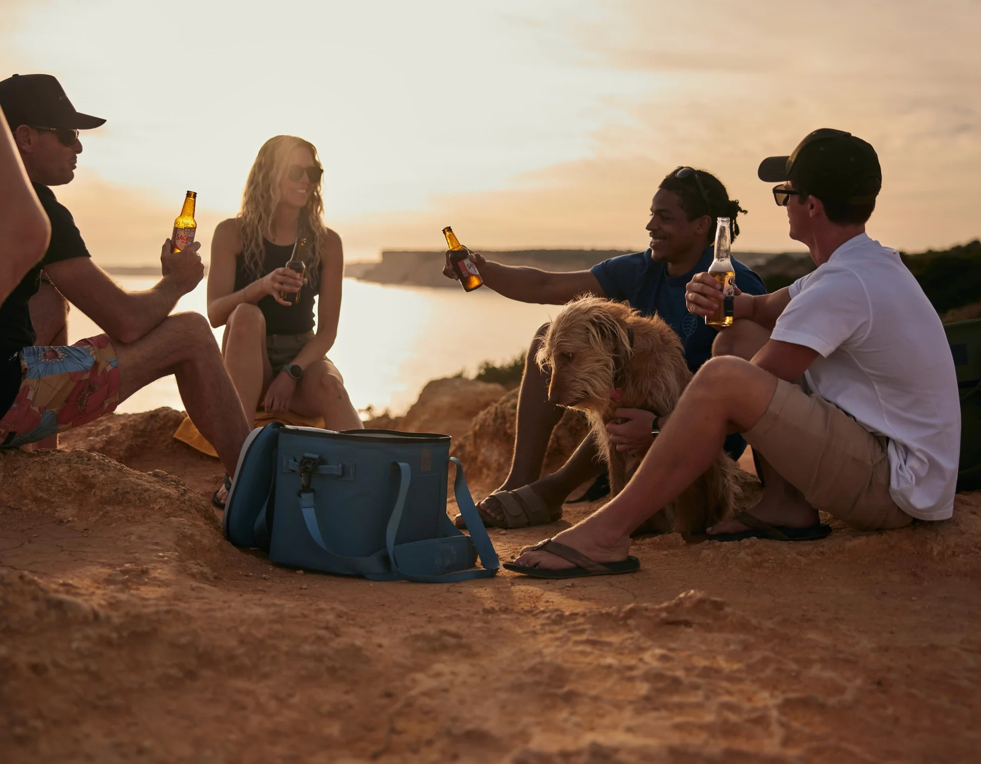 Waterproof Soft Cooler Bag 18L - Storm Blue