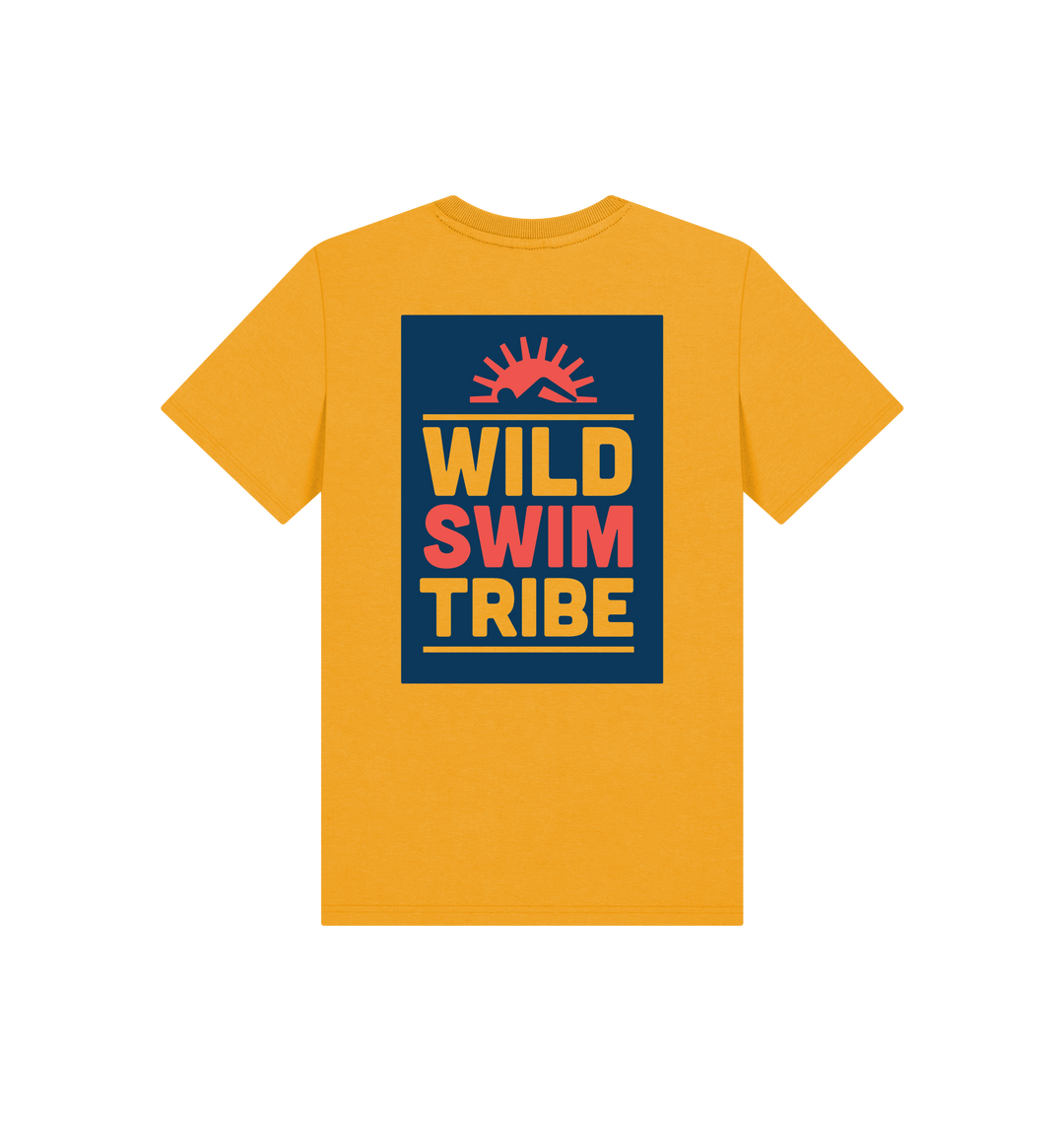 Mustard Printed Kids T-Shirt