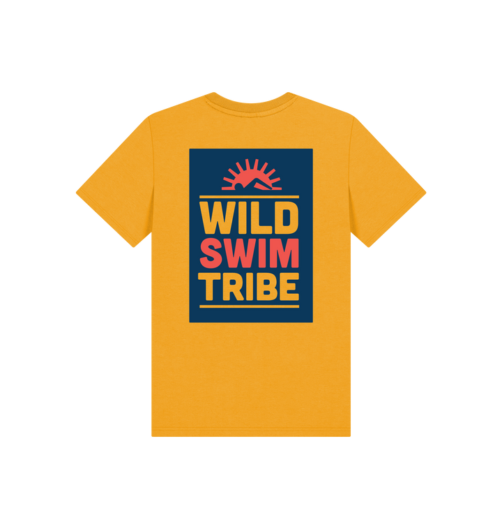 Mustard Printed Kids T-Shirt