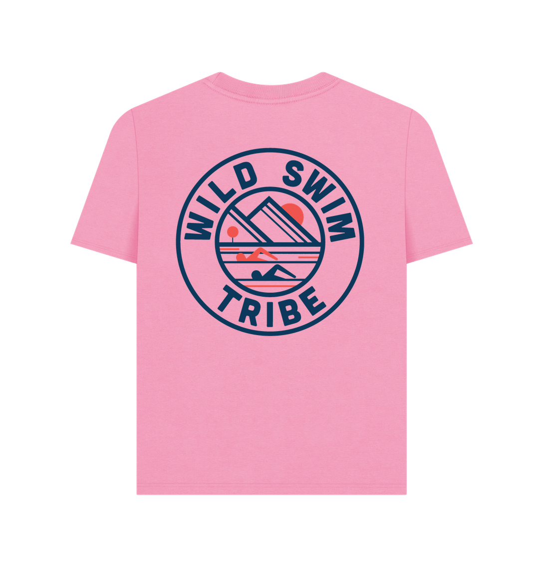 Rose Pink Printed T-shirt Back