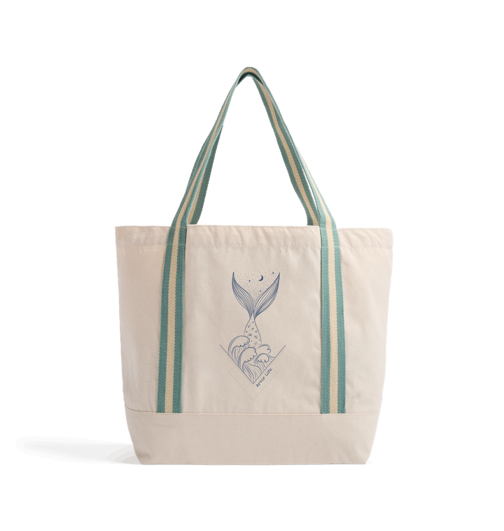 Natural/Sage Green Heat Transfer Bag