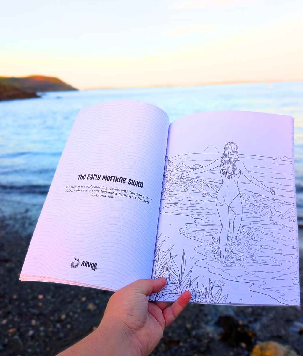 The Wild Swimmer's Colouring Book Arvor Life