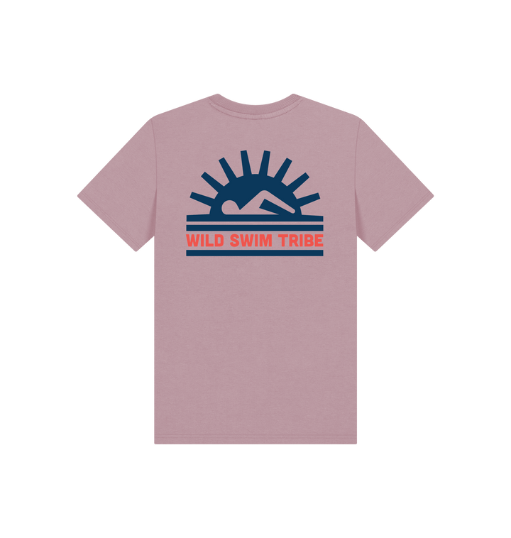 Mauve Printed Kids T-Shirt