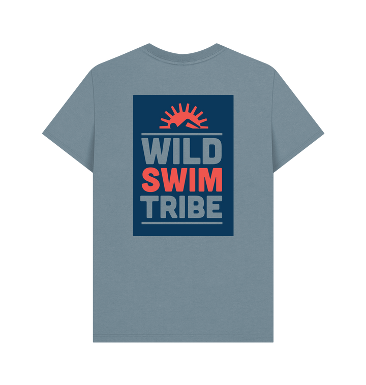 Stone Blue Printed T-shirt