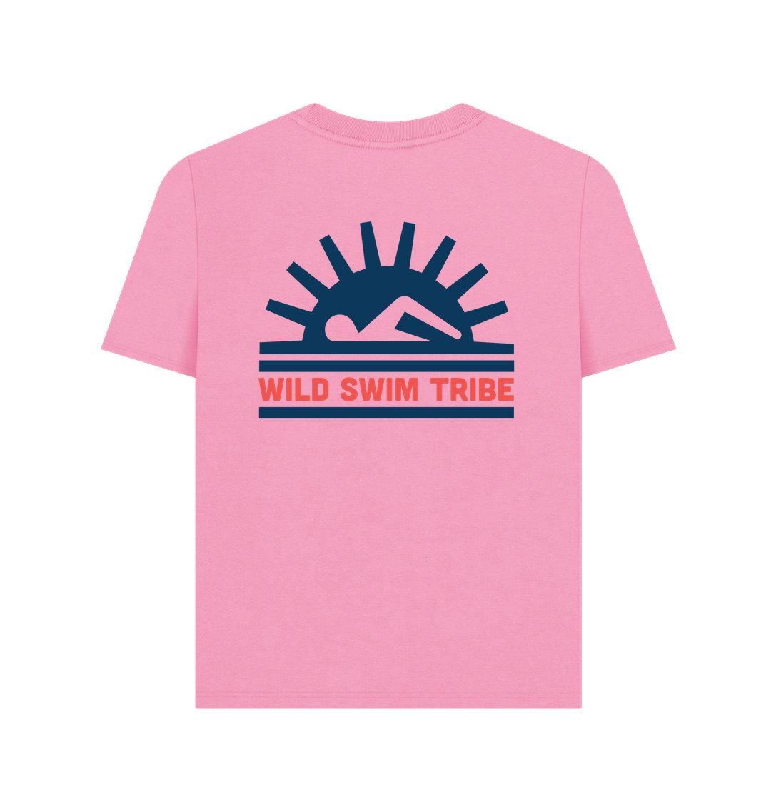 Rose Pink Printed T-shirt Back