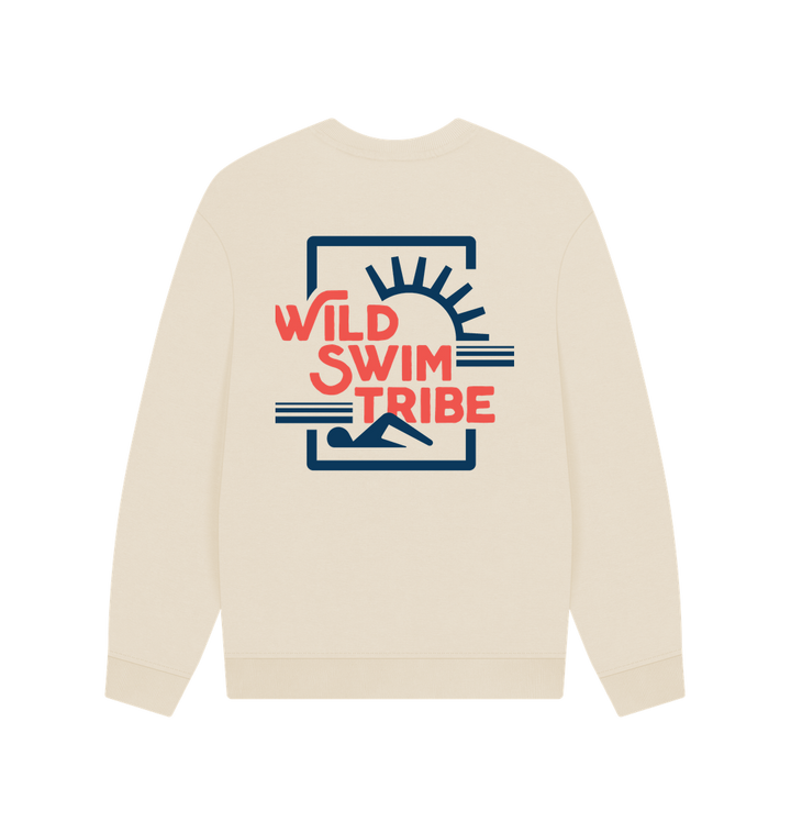 Oat Printed Sweater Back