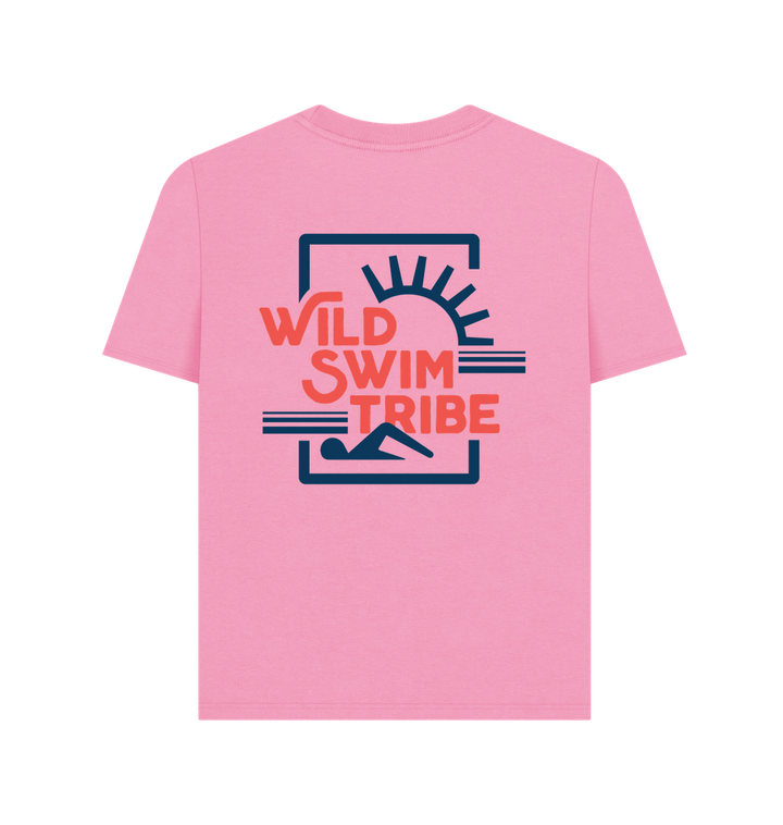 Rose Pink Printed T-shirt Back