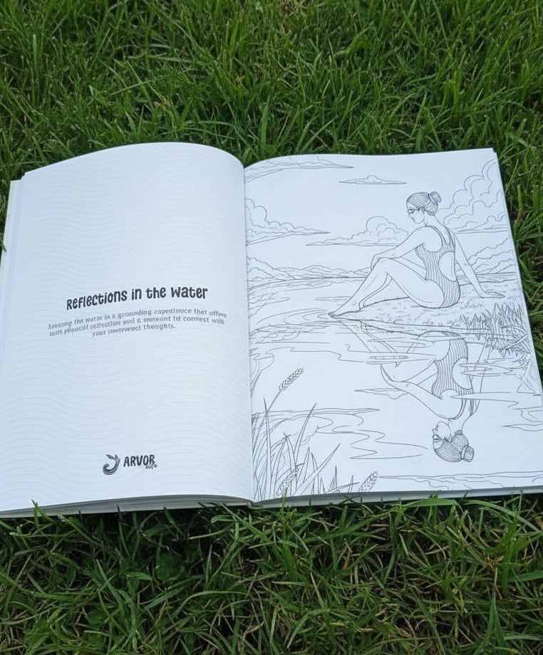The Wild Swimmer's Colouring Book Arvor Life