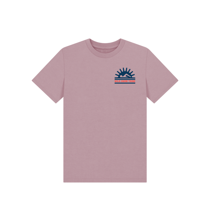 Mauve Printed Kids T-Shirt