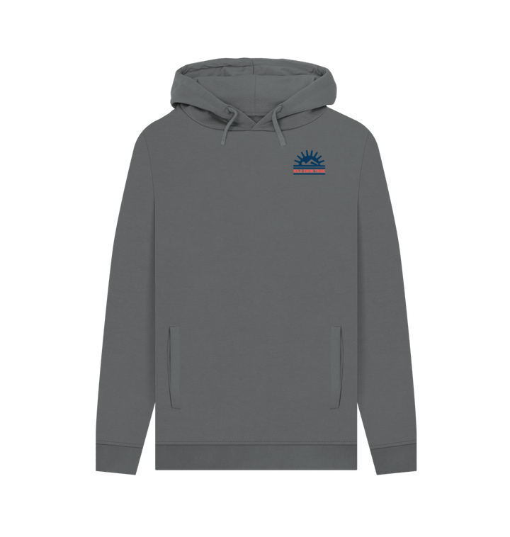 Slate Grey Printed Hoody Front