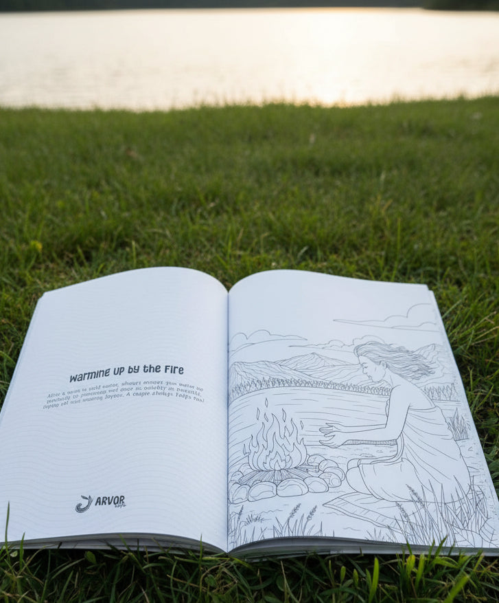 The Wild Swimmer's Colouring Book Arvor Life