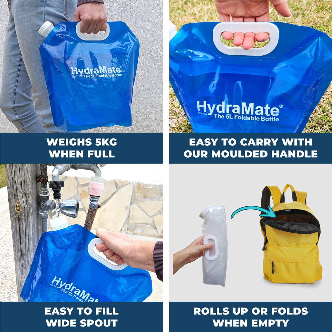 5L water bottles for camping water storage