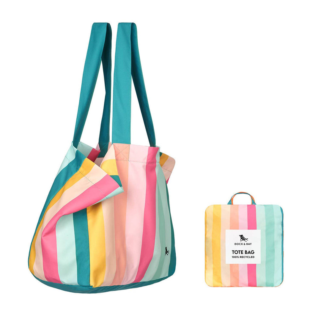 Dock &amp; Bay Everyday Tote Bag - Coastal Candy