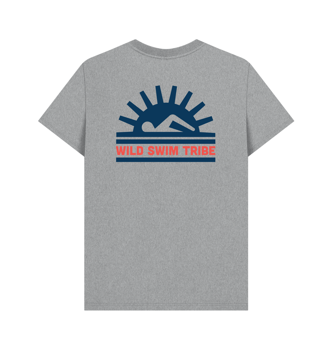 Athletic Grey Printed T-shirt