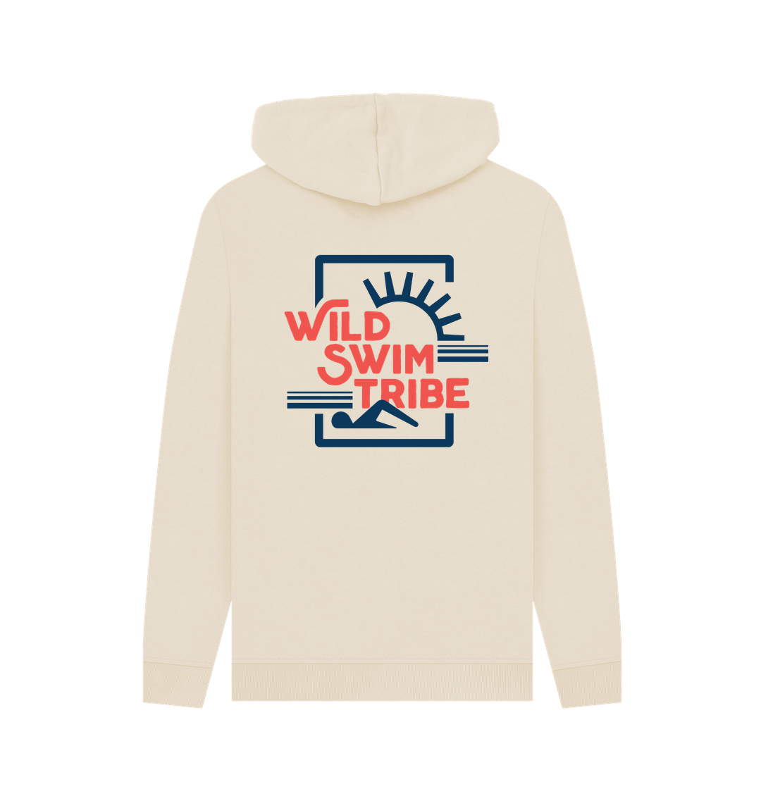 Oat Printed Hoody Back