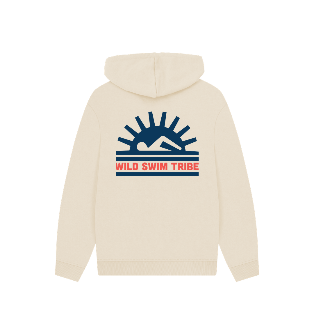 Oat Printed Hoody Back