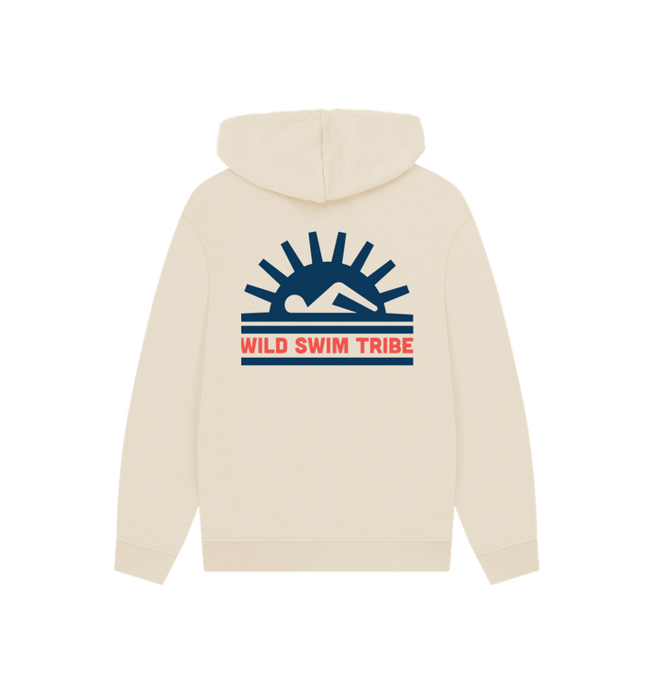 Oat Printed Hoody Back