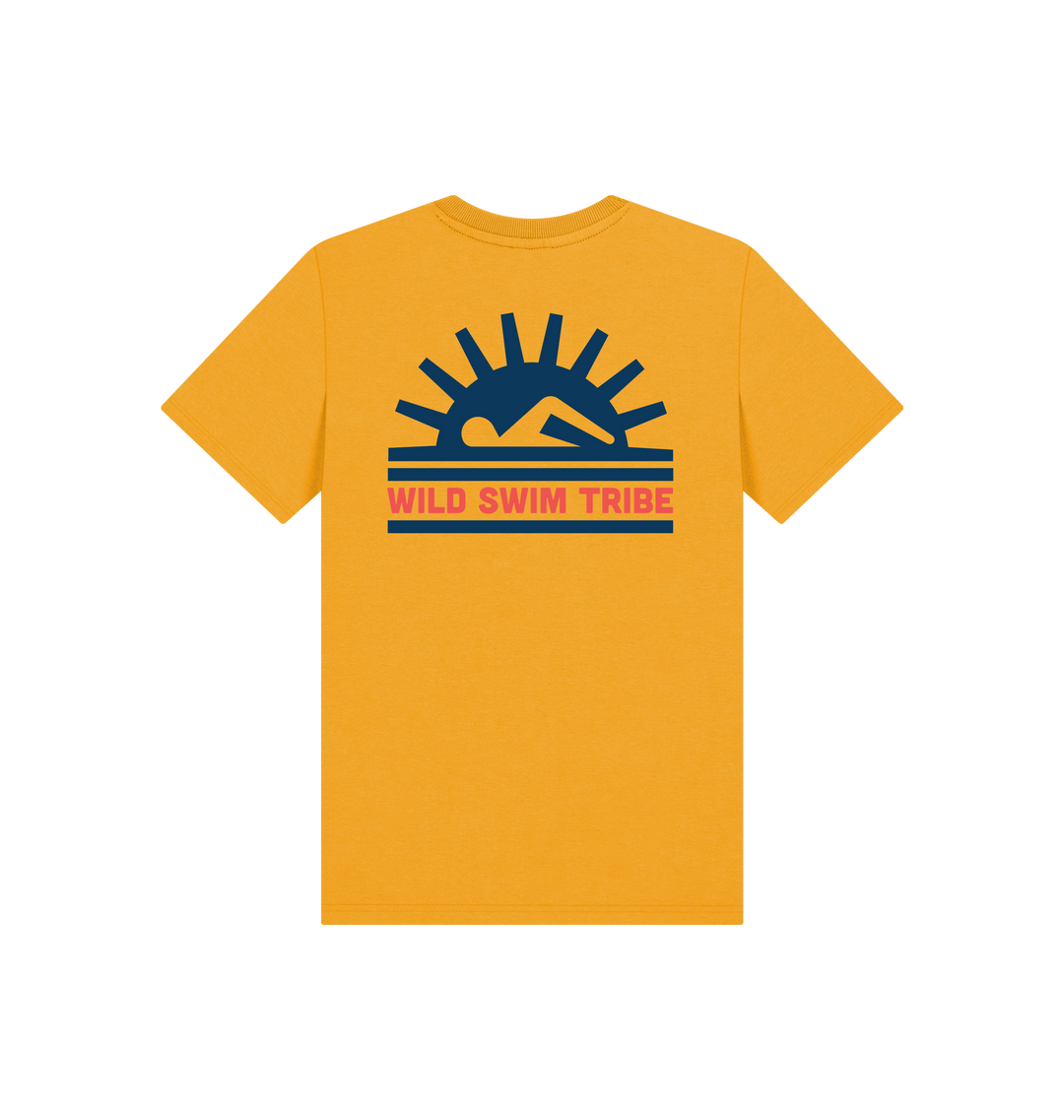 Mustard Printed Kids T-Shirt