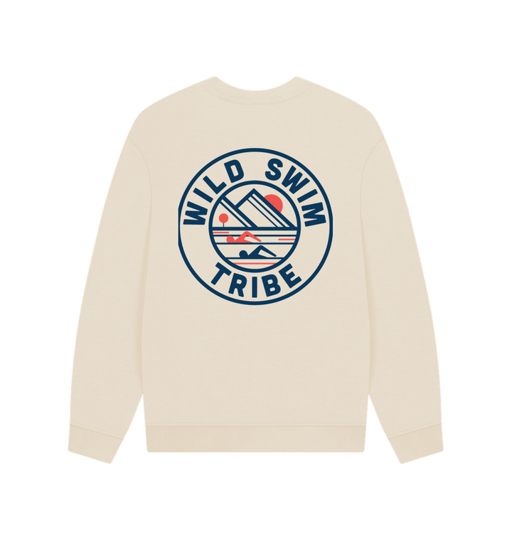 Oat Printed Sweater Back