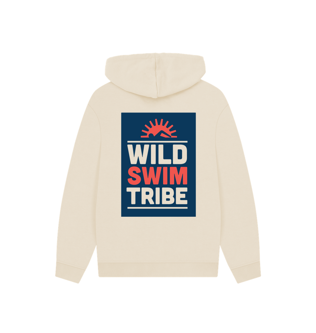 Oat Printed Hoody Back