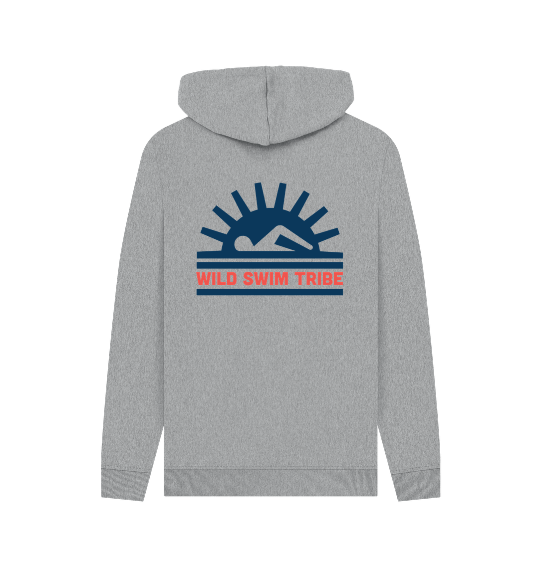 Light Heather Printed Hoody Back