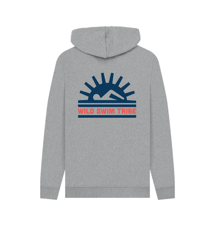 Light Heather Printed Hoody Back