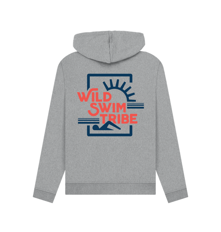 Light Heather Printed Hoody Back