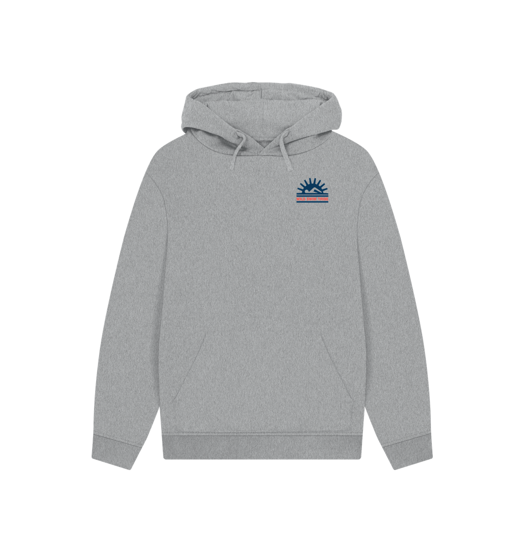 Athletic Grey Printed Hoody Front