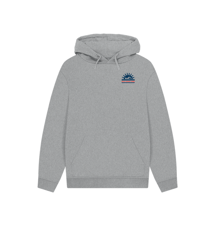 Athletic Grey Printed Hoody Front
