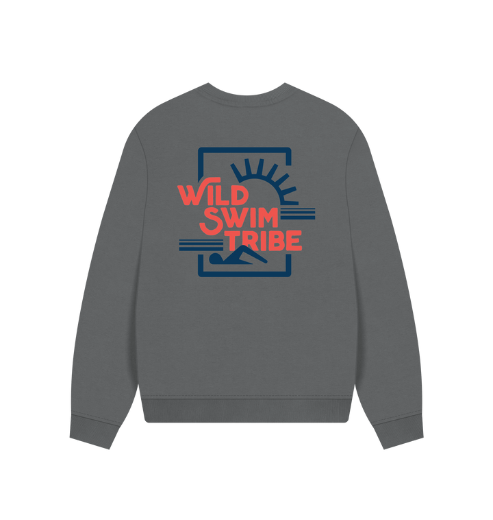 Slate Grey Printed Sweater