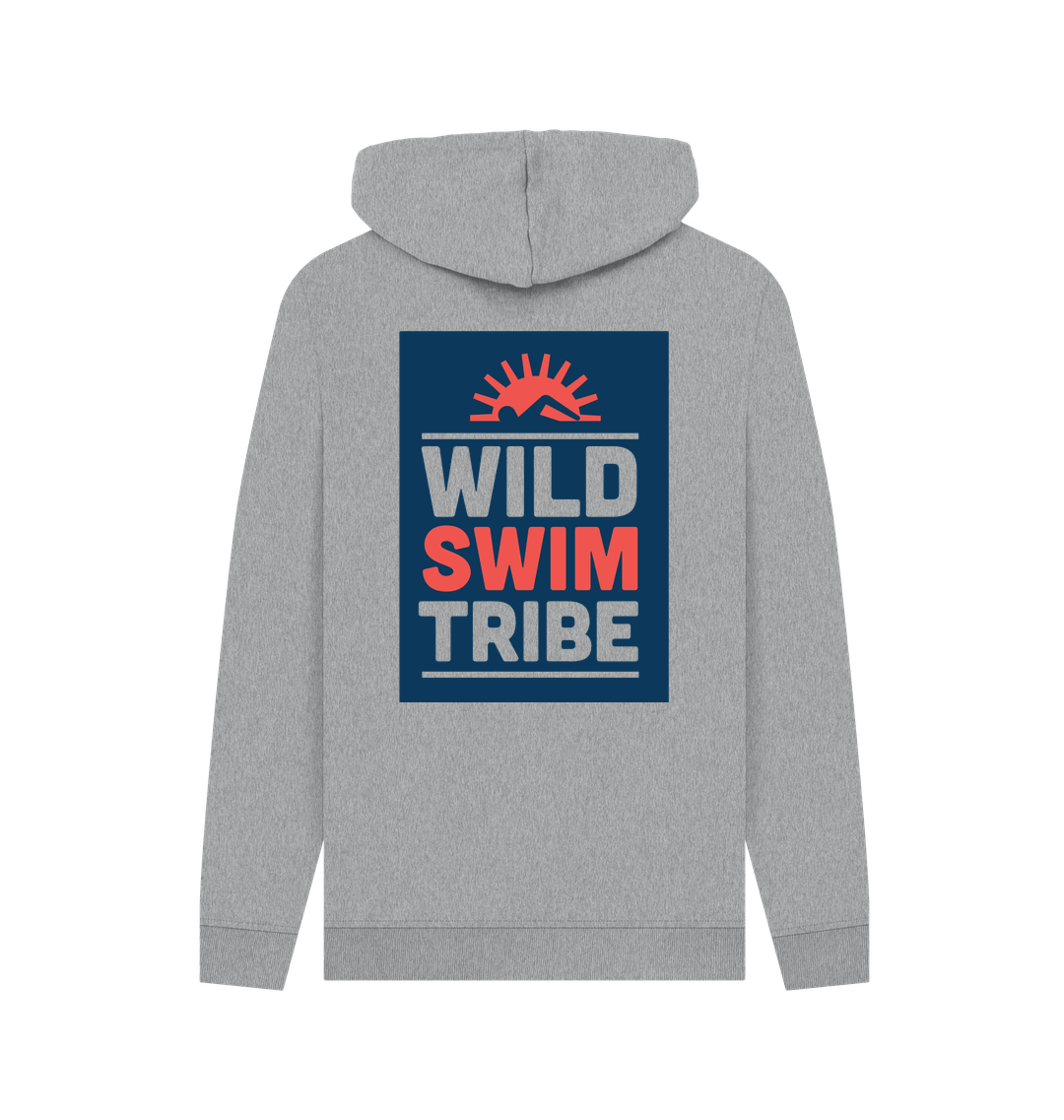 Light Heather Printed Hoody Back