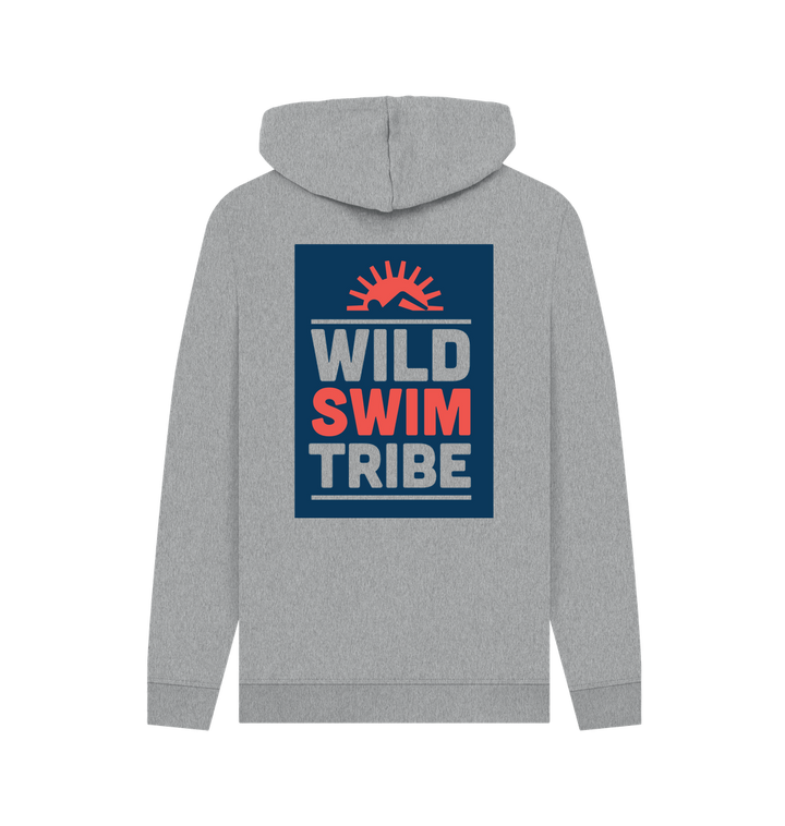 Light Heather Printed Hoody Back