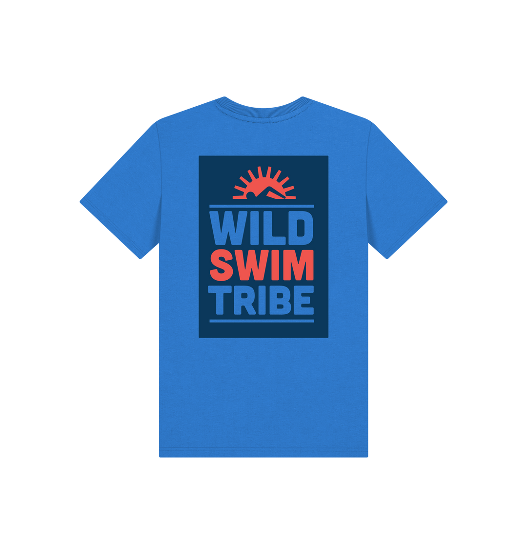 Bright Blue Printed Kids T-Shirt