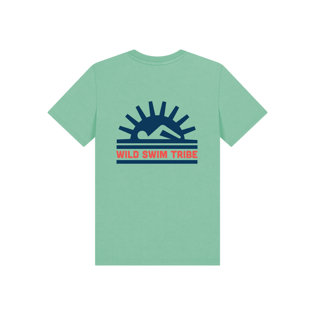 Peppermint Printed Kids T-Shirt Back