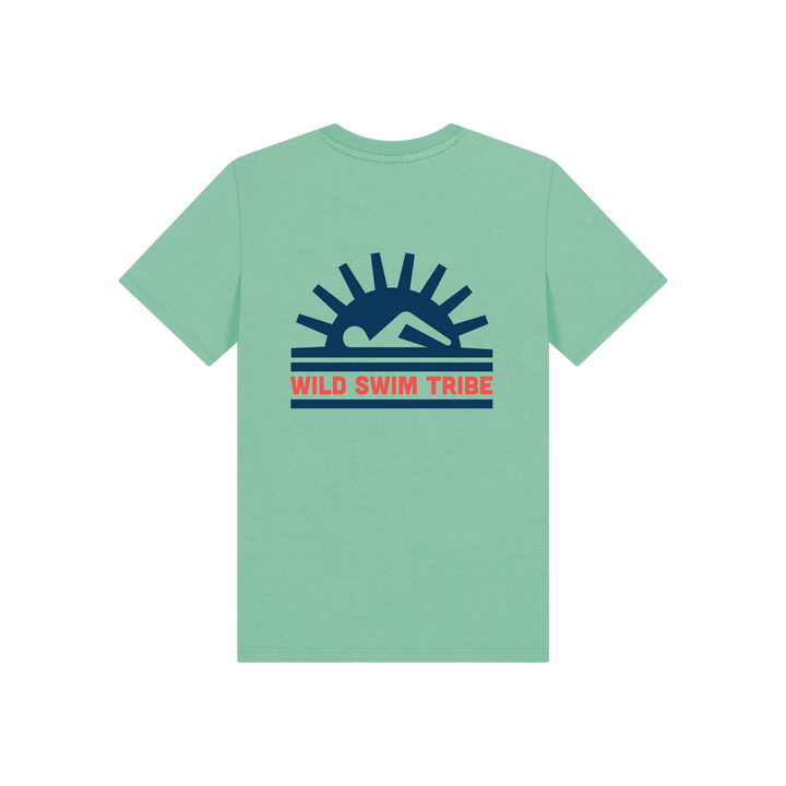 Peppermint Printed Kids T-Shirt Back