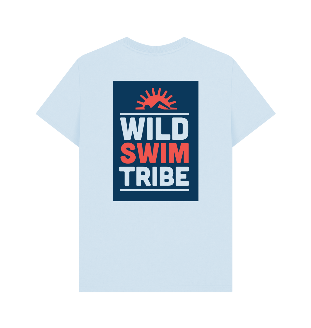 Sky Blue Printed T-shirt