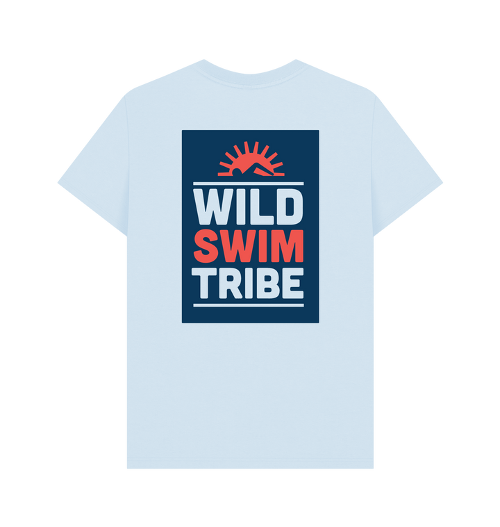 Sky Blue Printed T-shirt