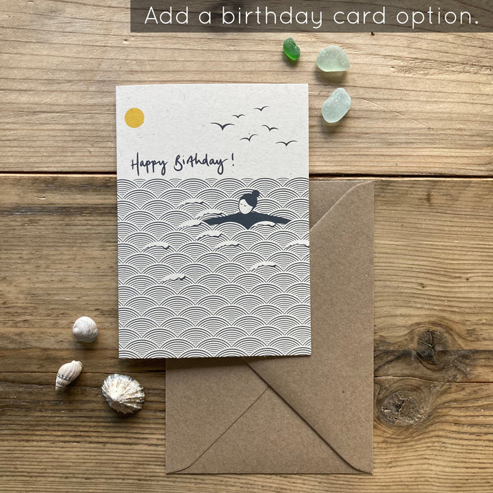 Gift bundle | wild swims A6 notebook and car window sticker