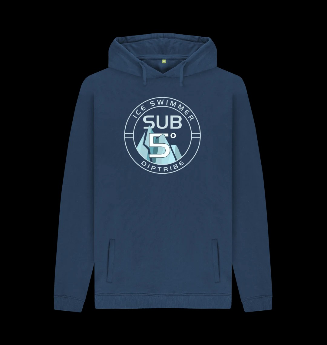 Sub 5 Ice Swimmer Arctic Men's Hoodie