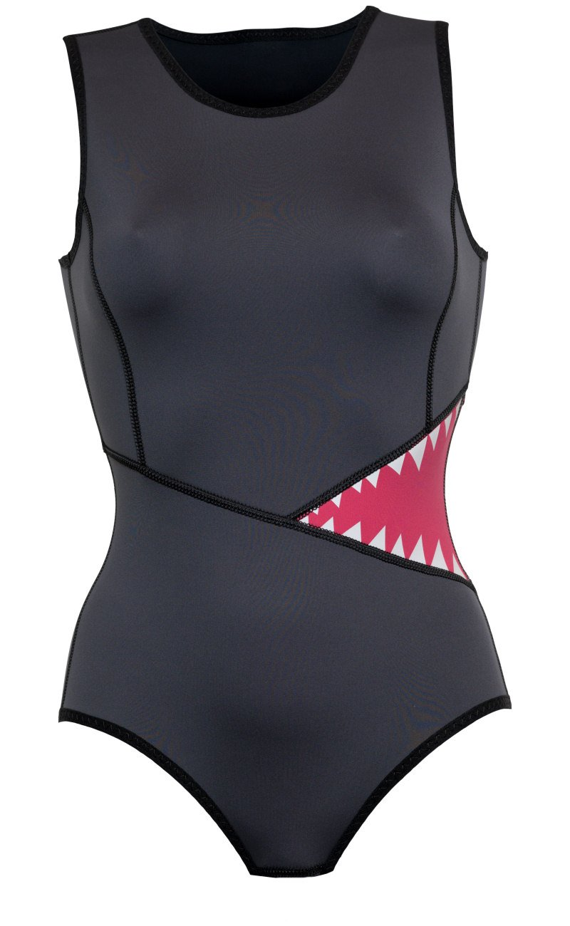 Shark Bite Limestone Neoprene Swimsuit