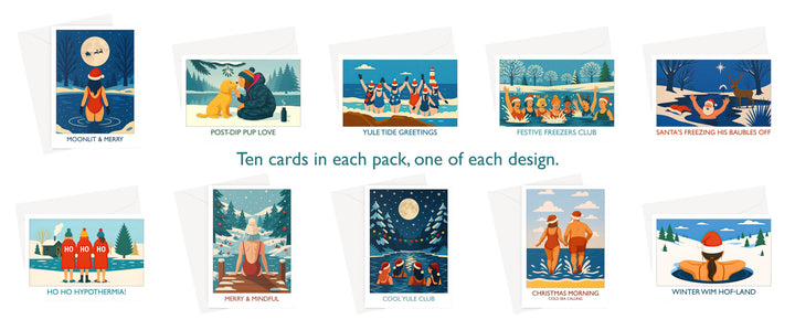 Christmas cards - all ten designs