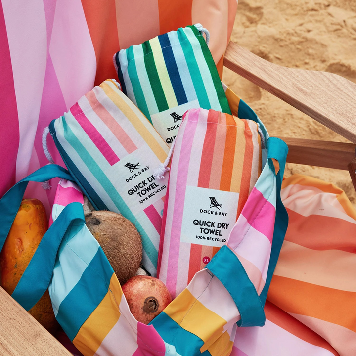 Dock &amp; Bay Quick Dry Towels - Summer - Coastal Candy
