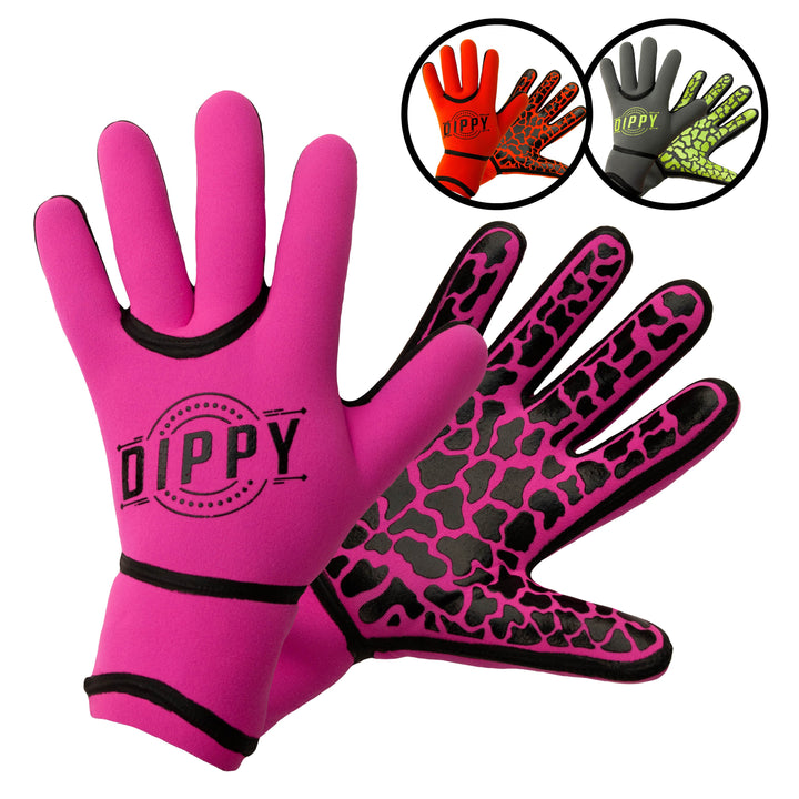 Neoprene 3MM Swim Gloves - Pink - Small and Large available