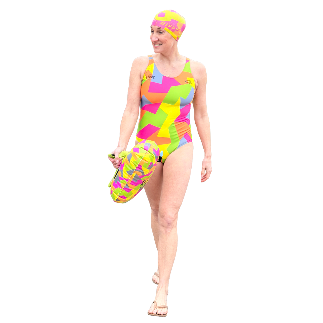 Dippy x Budgy Smuggler - Swimsuit in Geo